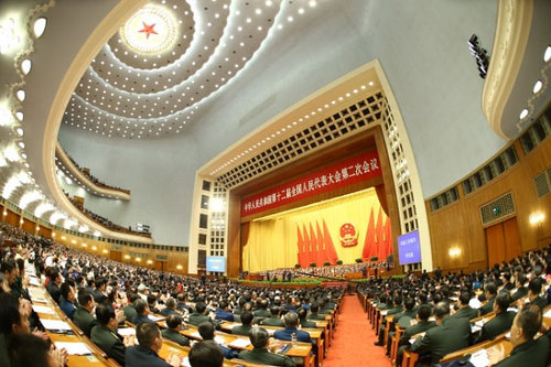 十二屆全國人大二次會(huì)議在京開幕3