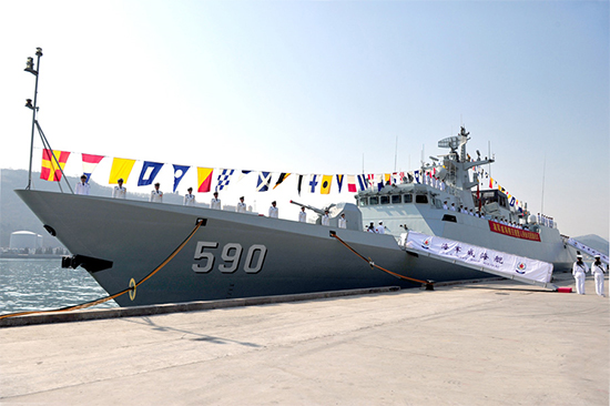 新型護衛(wèi)艦威海艦加入海軍戰(zhàn)斗序列2