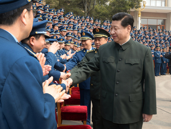習(xí)近平會(huì)見(jiàn)空軍