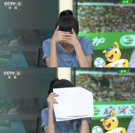 央視美女主播灑淚。