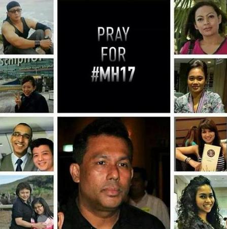 　北京時間11：07，馬航公布MH17客機機組人員名單。圖為外媒曝光的機組人員照片。