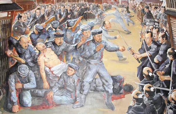長崎事件（油畫）