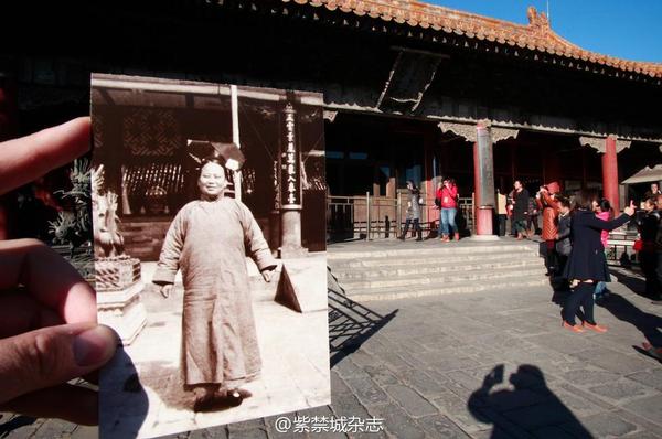 1920s老宮女在儲(chǔ)秀宮。