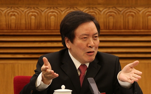 河北省委書記周本順在河北團(tuán)組開放日發(fā)言。楊茜 攝_副本_副本