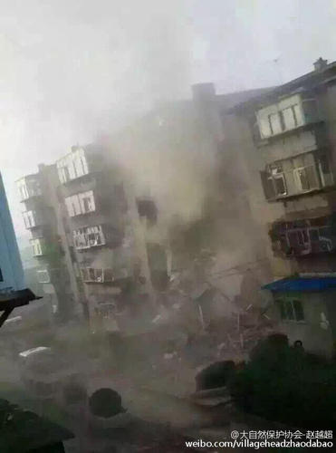 爆炸現(xiàn)場。