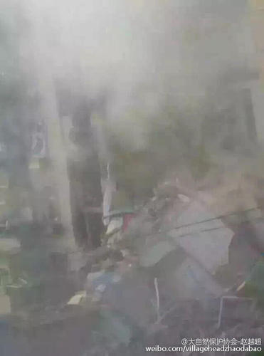 爆炸現(xiàn)場。1