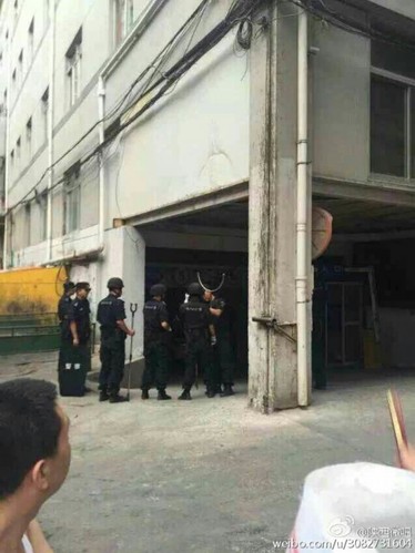 　圖為案發(fā)現(xiàn)場。