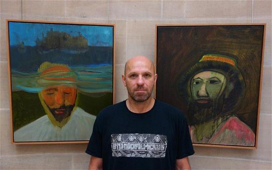 彼得·多伊格（Peter Doig）2013年7月在愛丁堡蘇格蘭國家畫廊。圖片：Courtesy of the Telegraph from Michael Werner Gallery New York and London.