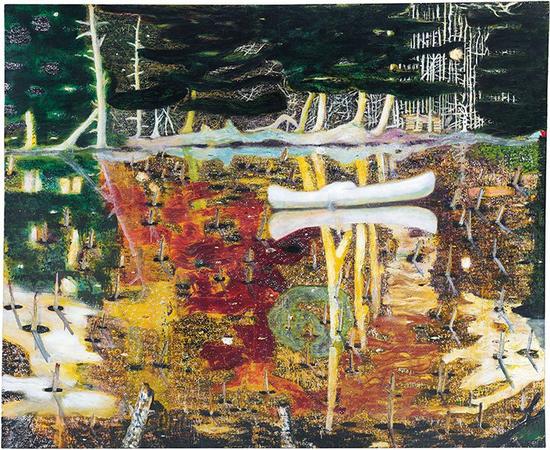 彼得·多伊格，《淹沒》（1990）圖片：Courtesy of Christie's.