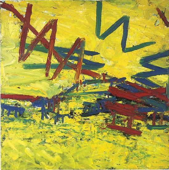 弗蘭克·奧爾巴赫，《櫻草山，夏天》（1968）圖片：Courtesy of Sotheby's.