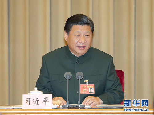 中央軍委改革工作會議11月24日至26日在京舉行。中共中央總書記、國家主席、中央軍委主席、中央軍委深化國防和軍隊改革領導小組組長習近平出席會議并發(fā)表重要講話。新華社記者李剛攝