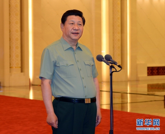 習近平:全面實施軍改戰(zhàn)略 重新調整劃設戰(zhàn)區(qū)