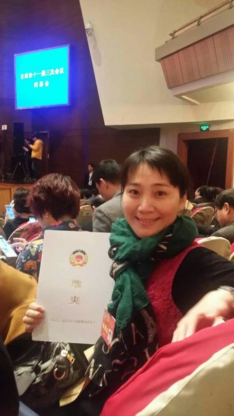 2014年，王丹紅委員參加安徽省政協(xié)全會。