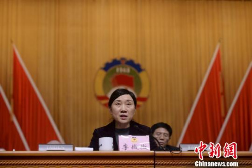 李微微當選為湖南省政協(xié)主席。唐小晴 攝
