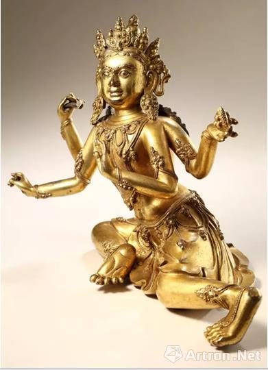 明永樂 毗濕奴 漢藏風(fēng)格（北京宮廷）估價：RMB 5，500，000-6，500，000 北京保利