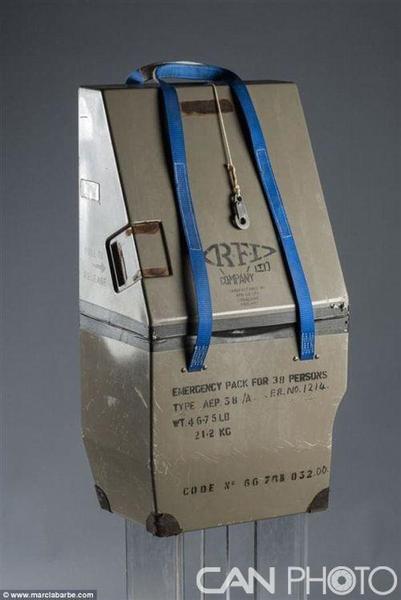 資料圖：即將拍賣的飛機物品。