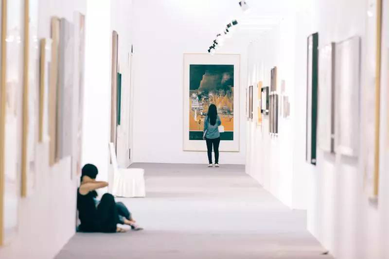 第二屆南京國際美術(shù)展現(xiàn)場