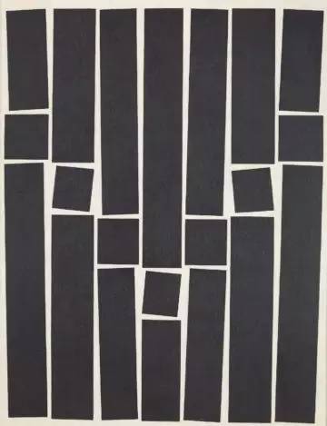 《繪畫9號（Painting 9）》，何里歐?奧迪塞卡（HélioOiticica），布面油畫，1959年