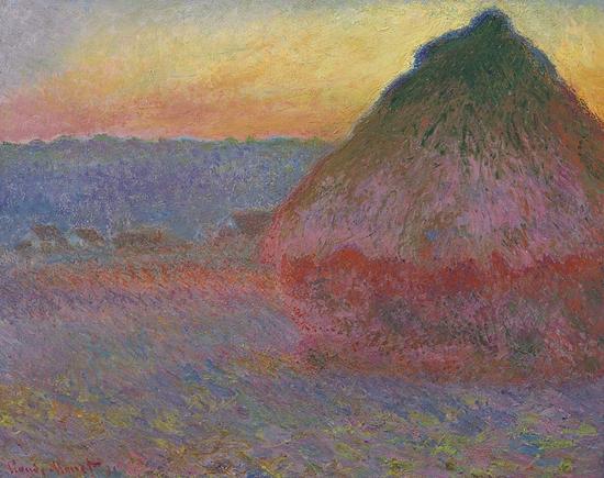 克勞德·莫奈，《Meule》（1891）。圖片：Courtesy Christie's Images Ltd.