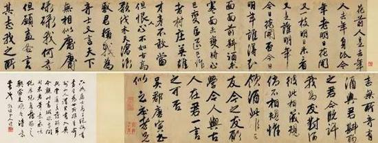 唐寅《行書七古詩(shī)卷》