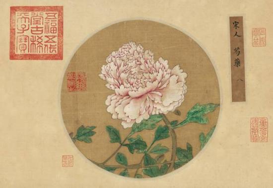 宋人《芍藥圖》，成交價：2070萬元，圖片來源：中國嘉德