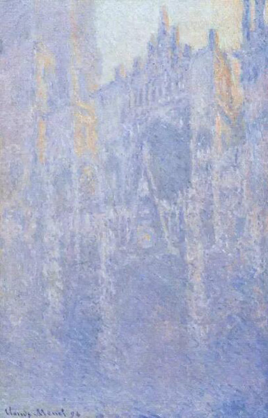 莫奈，《早晨的魯昂大教堂正門》，1892-1894，埃森弗柯望博物館