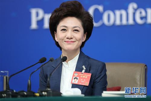 圖為全國政協(xié)委員海霞。
