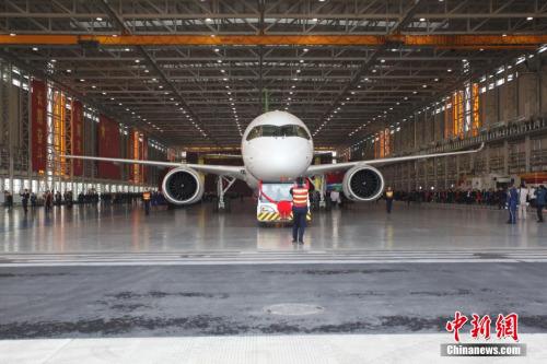 資料圖：國(guó)產(chǎn)大飛機(jī)C919。張亨偉 攝 