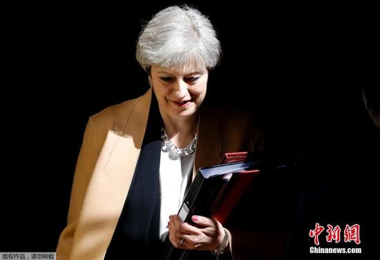 資料圖：英國首相特蕾莎·梅。