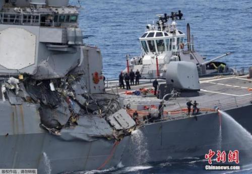當?shù)貢r間6月17日凌晨，美國海軍第七艦隊“菲茨杰拉德”號驅(qū)逐艦在日本近海與一艘菲律賓籍貨船相撞。