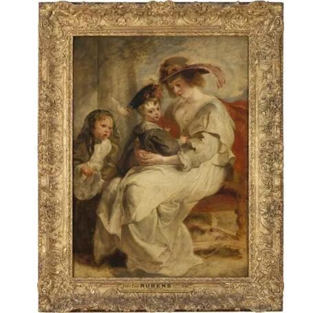 《Hélène Fourment與他的孩子》（Hélène Fourment et ses enfants），彼得·保羅·魯本斯（Pierre Paul Rubens），盧浮宮博物館，巴黎
