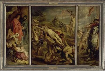 《豎起十字架》（L‘Erection de la croix），彼得·保羅·魯本斯（Pierre Paul Rubens），盧浮宮博物館，巴黎