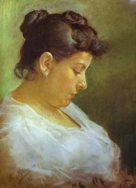 《母親肖像》，1896