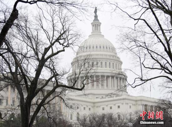 美國(guó)國(guó)會(huì)大廈。 <a target='_blank' href='http://www.chinanews.com/'>中新社</a>記者 張蔚然 攝