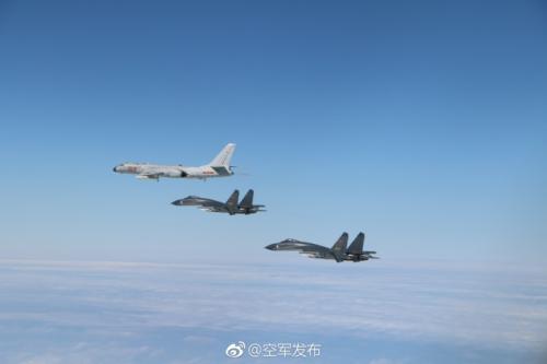 圖片來(lái)源：中國(guó)空軍官方微博。 