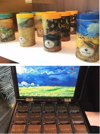 還有各色精致糕點(diǎn)、咖啡（你能看出來源于哪幅畫啵？）