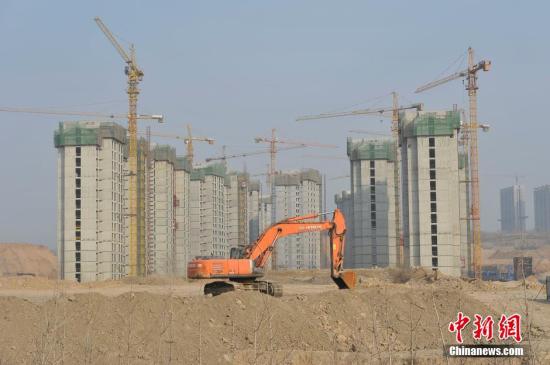 資料圖：一處房地產(chǎn)項(xiàng)目破土動工。 <a target='_blank' href='http://www.chinanews.com/'>中新社</a>記者 韋亮 攝
