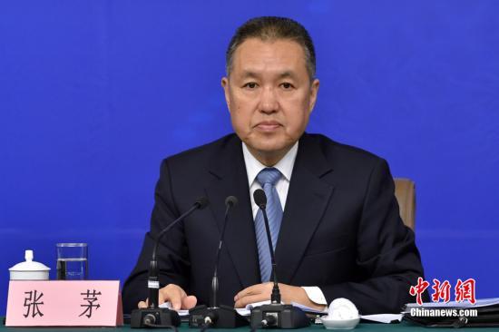 國(guó)家工商行政管理總局局長(zhǎng)張茅。 中新社記者 金碩 攝