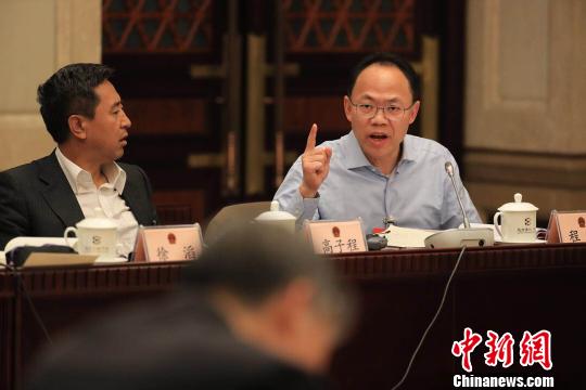圖為全國人大代表程京。　曾鼐 攝