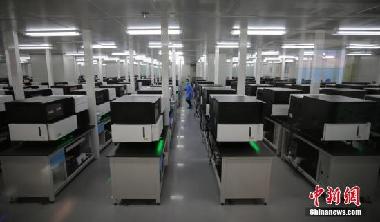 資料圖：年輕的科研人員在國家基因庫內(nèi)工作。<a target='_blank' href='http://www.chinanews.com/'>中新社</a>記者 楊可佳 攝