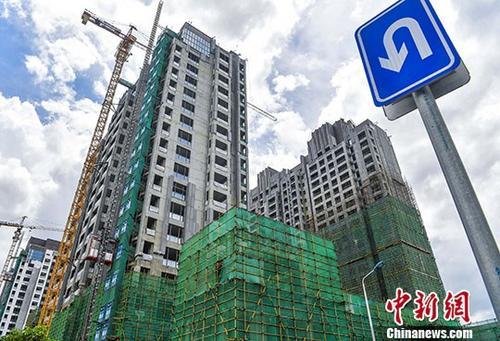 資料圖：在建中的樓房。<a target='_blank' href='http://www.chinanews.com/'>中新社</a>記者 駱云飛 攝