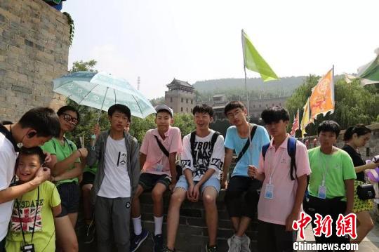 40名華裔青少年在山西陽城皇城相府?！“总娚?攝