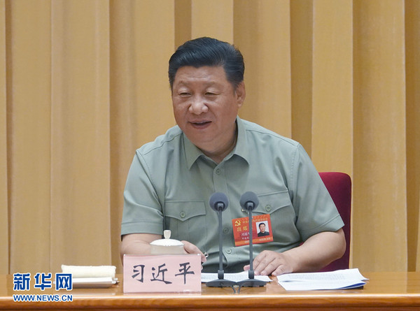 中央軍委黨的建設會議8月17日至19日在北京召開。中共中央總書記、國家主席、中央軍委主席習近平出席會議并發(fā)表重要講話。新華社記者李剛攝