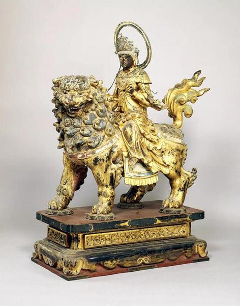 鍍金涂漆木雕，康祐（1630–1689），1685-1689年