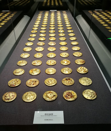 “驚世大發(fā)現(xiàn)——南昌漢代海昏侯國出土成果展”展覽現(xiàn)場