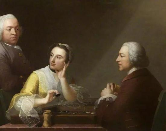 The Backgammon Trio， 1754 （？）