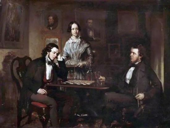 Chess Players， c.1840–c.1850
