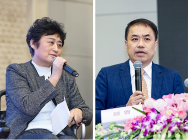 圓桌討論主持人：北京生前預(yù)囑推廣協(xié)會(huì)總干事王瑛女士、北京首鋼醫(yī)院院長(zhǎng)顧晉教授