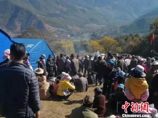 圖為安置點(diǎn)現(xiàn)場?！≡颇鲜p災(zāi)委員會辦公室提供 攝