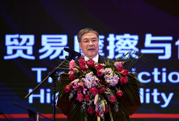 十一屆全國(guó)政協(xié)經(jīng)濟(jì)委員會(huì)副主任、商務(wù)部原副部長(zhǎng)、中國(guó)商業(yè)聯(lián)合會(huì)原會(huì)長(zhǎng)張志剛發(fā)言